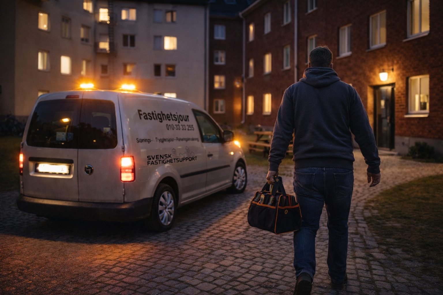 Fastighetsjour i fastighetsmiljö